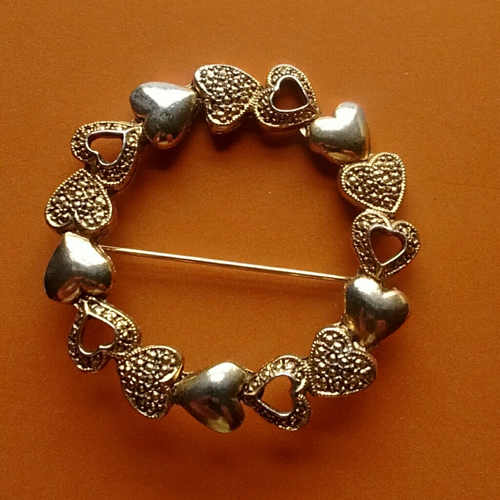 PRETTY PIN, GOLDTONE